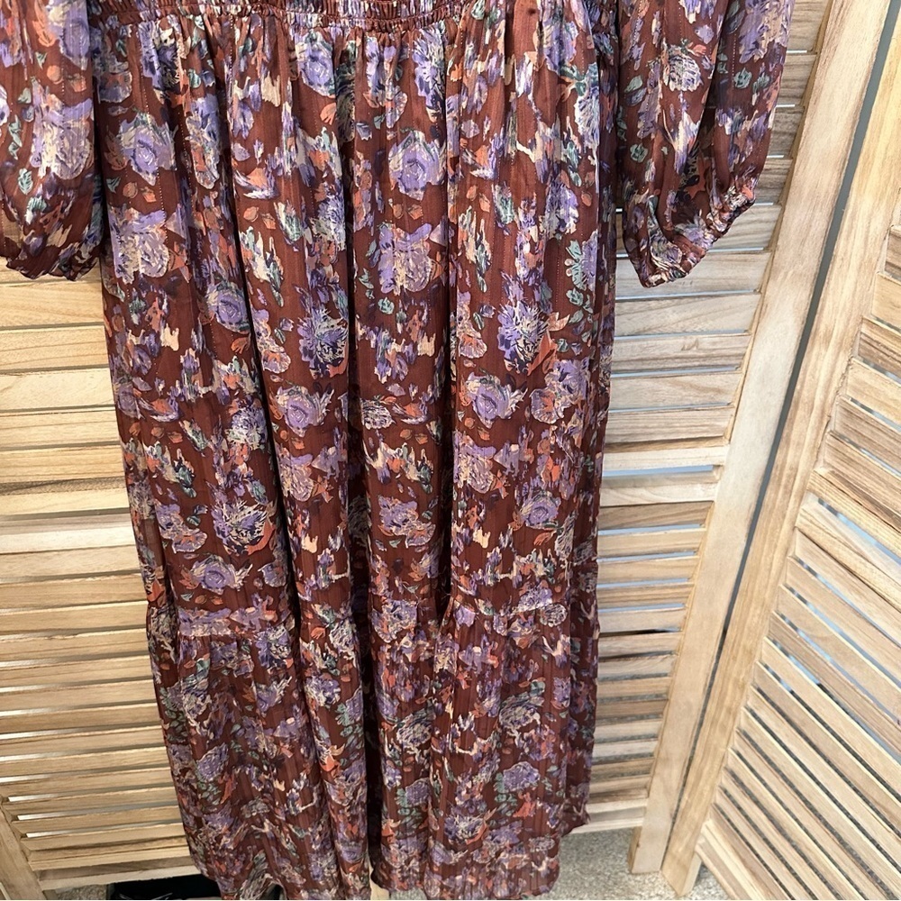 Astr Arlette Floral Maxi Dress size L - Picture 11 of 11